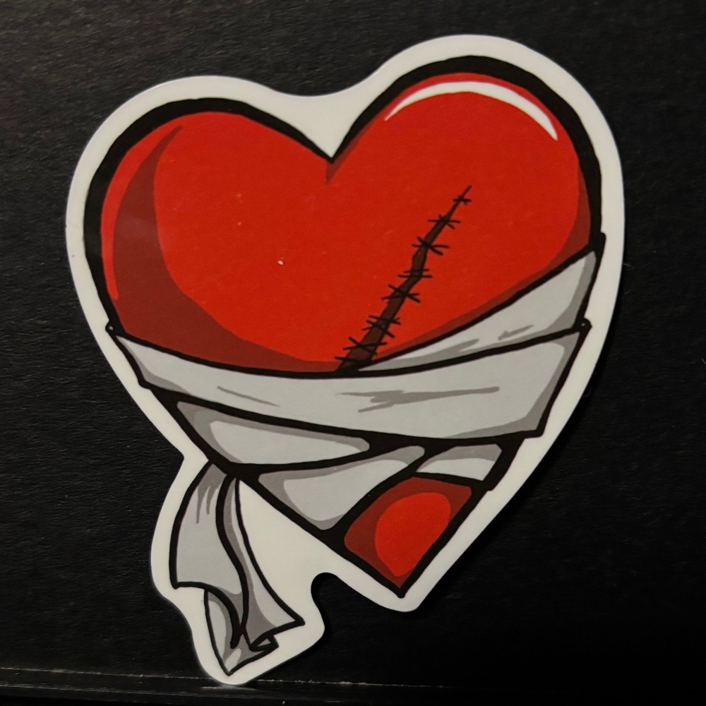 HEART IN REPAIR STICKER